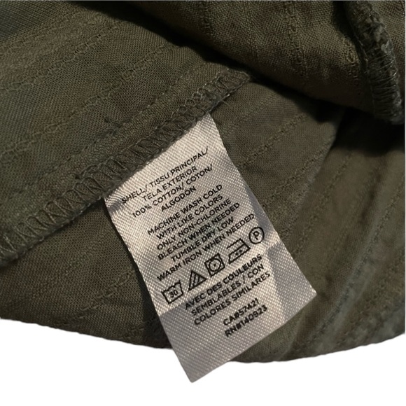 LOFT Women’s Long Sleeve Embroidered Blouse with Ruffles Size Medium - Picture 4 of 7